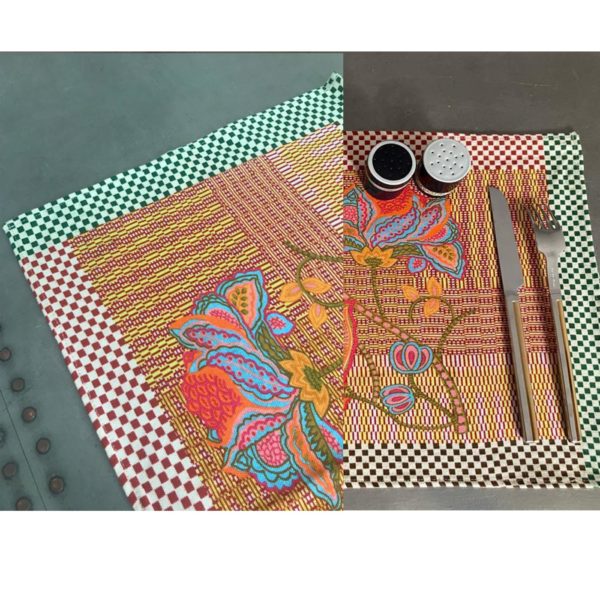 PHOTO Detail Placemat Selavy Flower Yellow copie